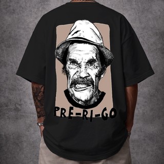 Camiseta Seu Madruga Quebrada Unissex, Camiseta Pre-Ri-Go 🎯 Camiseta Masculina Pre-Ri-Go Preta retrô