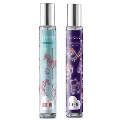 Combo Kit 2 Perfume Deo Colonia 30ml Like Me Oriental Neon + Carrousel