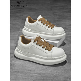 Qipi lobo 2026 novo estilo verão moda tênis aumentando espessamento meados de topo sapatos masculinos na moda Commuter t
