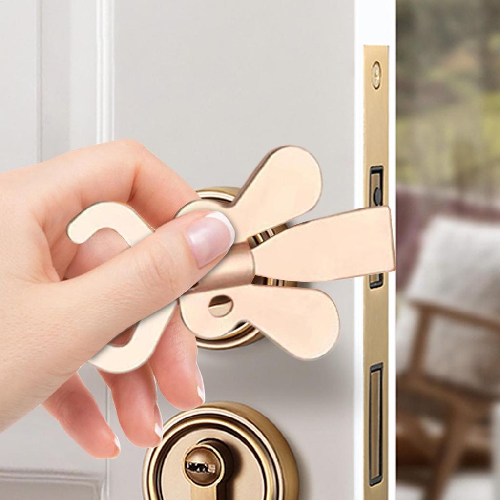 Fechadura De Porta De Viagem Portátil Rolha Aço Inoxidável Jammer Resistente Dispositivos De Segurança Portáteis pomermy