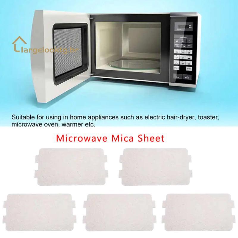 Folha De Placa De Mica 5 Unidades Para Reparo De Forno De Micro-Ondas E Eletrodomésticos