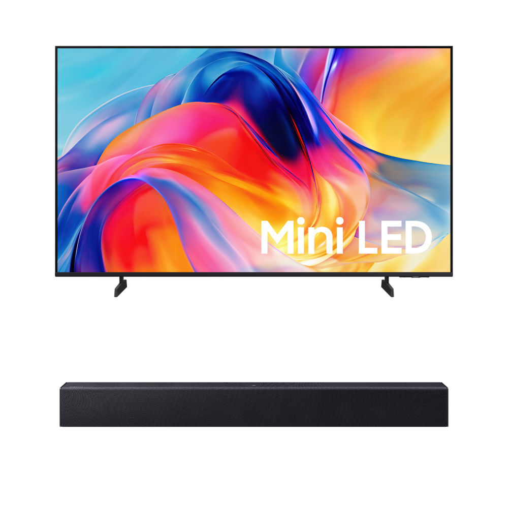Samsung Smart TV 55" MiniLED 4K M75H  + Soundbar Samsung HW-B400F