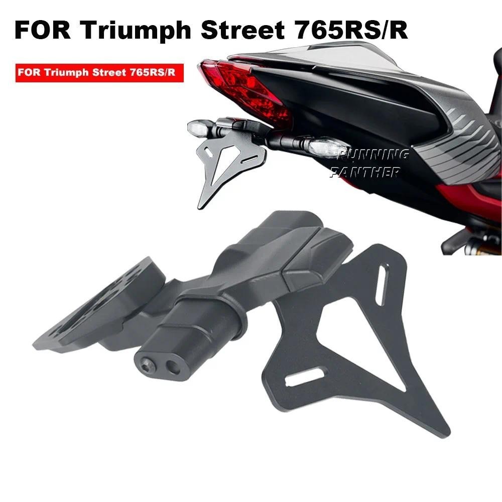 Novo Para Rua 765RS 765R 765 RS 765 R Motocicleta Traseira Curta Cauda Estoque Arrumado Suporte Da Placa De Licença Kit 
