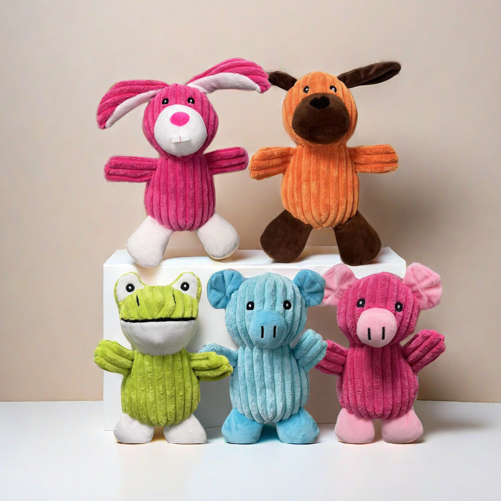 Novo estilo de brinquedo de pelúcia para animais de estimação, sapo, leitão, variedade, formato de animal de estimação,