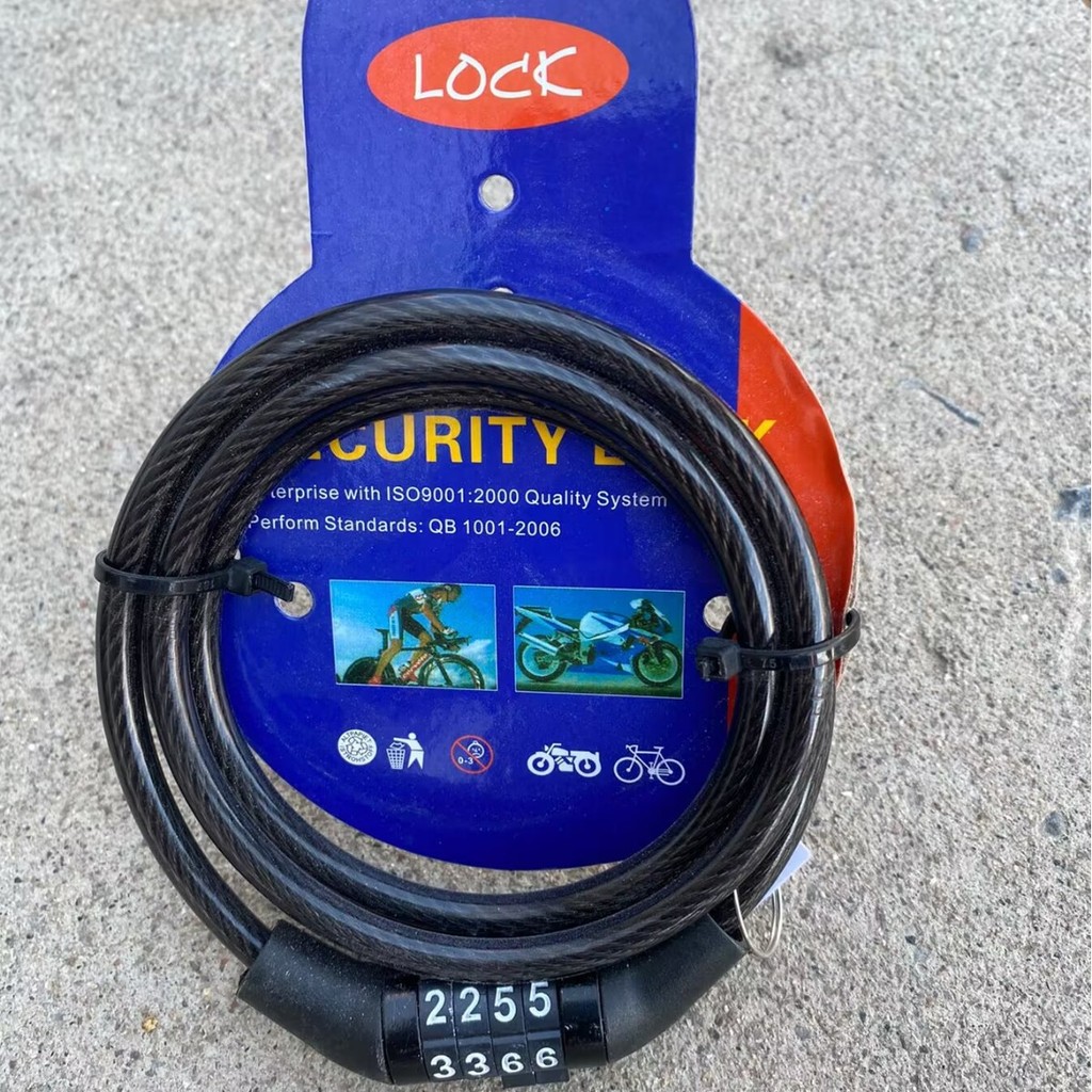 Cadeado de senha para bicicleta de montanha, cadeado de corrente, cadeado de anel, cadeado de cabo, cadeado antirroubo, 