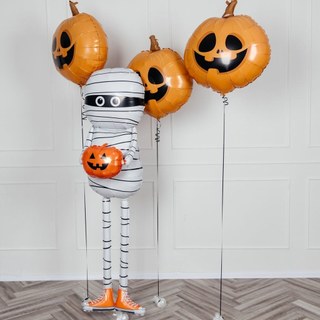 Decorações de Halloween abóbora múmia balão decoração vestir-se adereços cena atmosfera decoração Bar loja