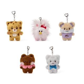 Brinquedos de pelúcia do ídolo de Kpop ILLIT: Wohee, Yuna, Minju, chaveiro de brinquedo com pingente.