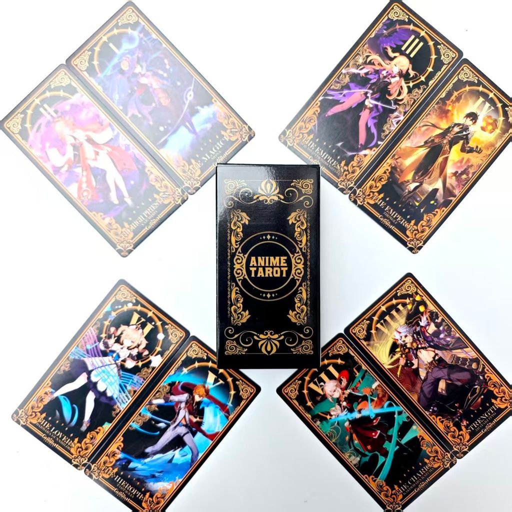 2026 novo estilo anime tarô baralho anime tarô 78 Witt série Casual cartas de jogo de tabuleiro20260904