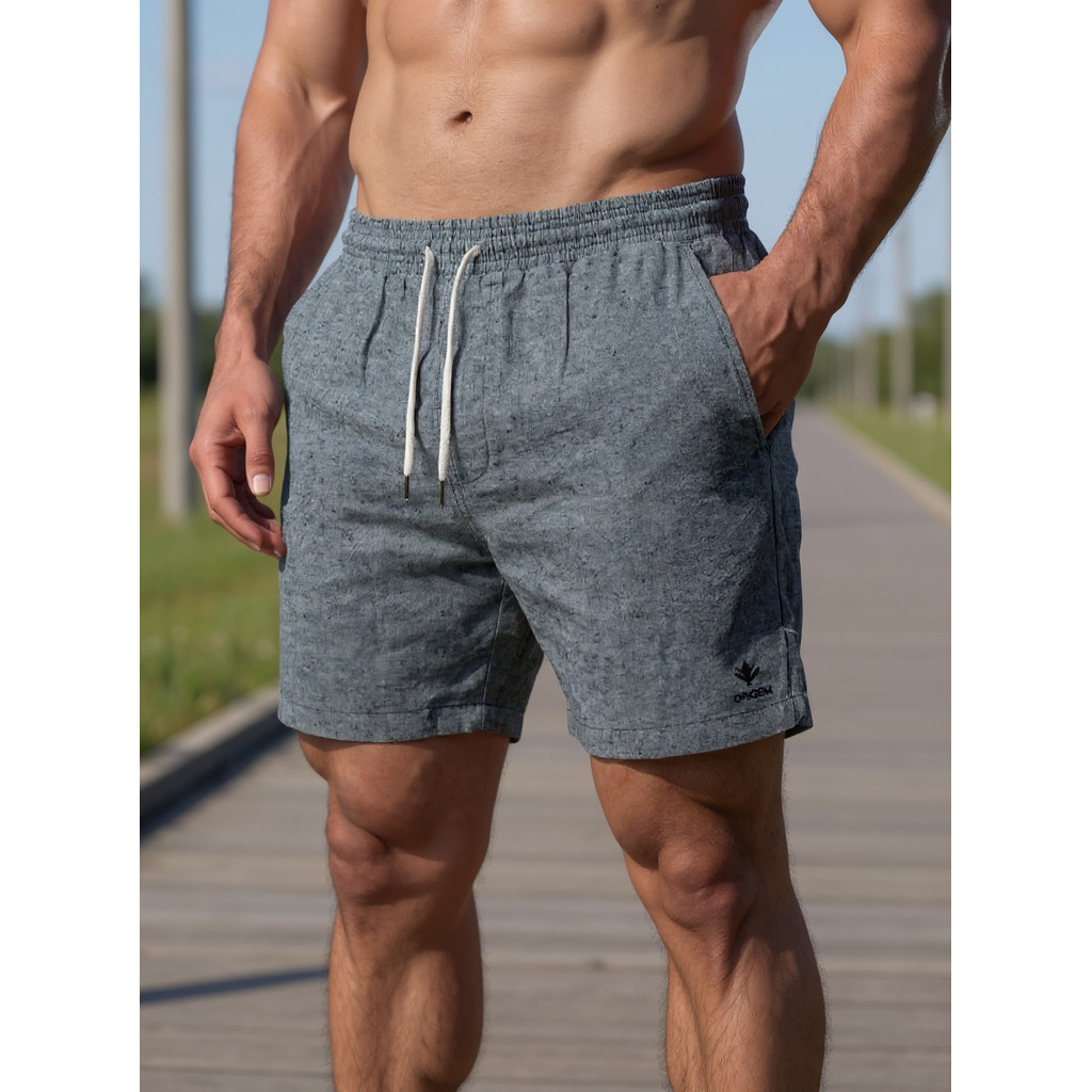 Kit 2 Bermudas Masculinas Linho Elastano Praiana Confortável Verão — Camis.Soares