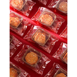 Mooncake saco de embalagem individual máquina selada 2026 novo estilo bacia cozimento Mung feijão bolo Ziplock saco tran