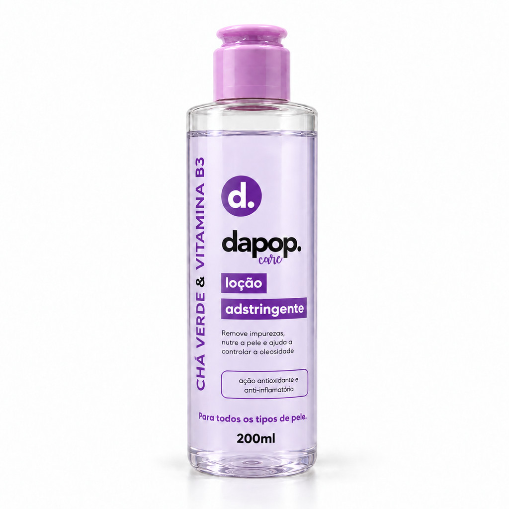 Loção Adstringente Com Extrato de Rosa Mosqueta - Dapop