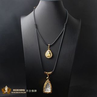 Corrente de amuleto Corrente de marca de Buda Tailândia Corda de cera Taihe Hall Corda de couro Corrente de amuleto Comp