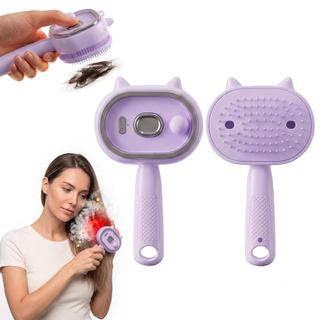 Escova de massagem com almofada de ar e pulverização elétrica, 5 em 1, multifuncional e recarregável, ideal para massage