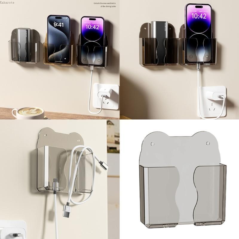 Suporte Telefone Parede Adesivo Design Economiza Espaço Para Organização Escritório Doméstico Slot D