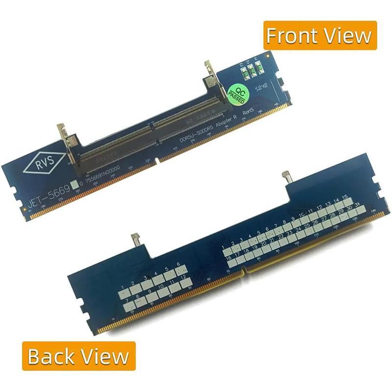 Adaptador Para Laptop DDR5 Conversor De Cartão De Memória De Proteção DDR5 RAM