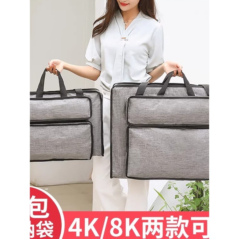 4K 8k desenho saco de um ombro portátil esboço prancheta saco A3 à prova dwaterproof água cor arte escrita informações t