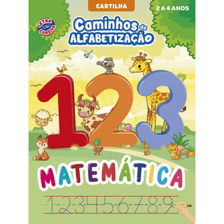 Livro Cartilha Caminhos da Alfabetização Matemática 2 a 4 Anos Editora Online