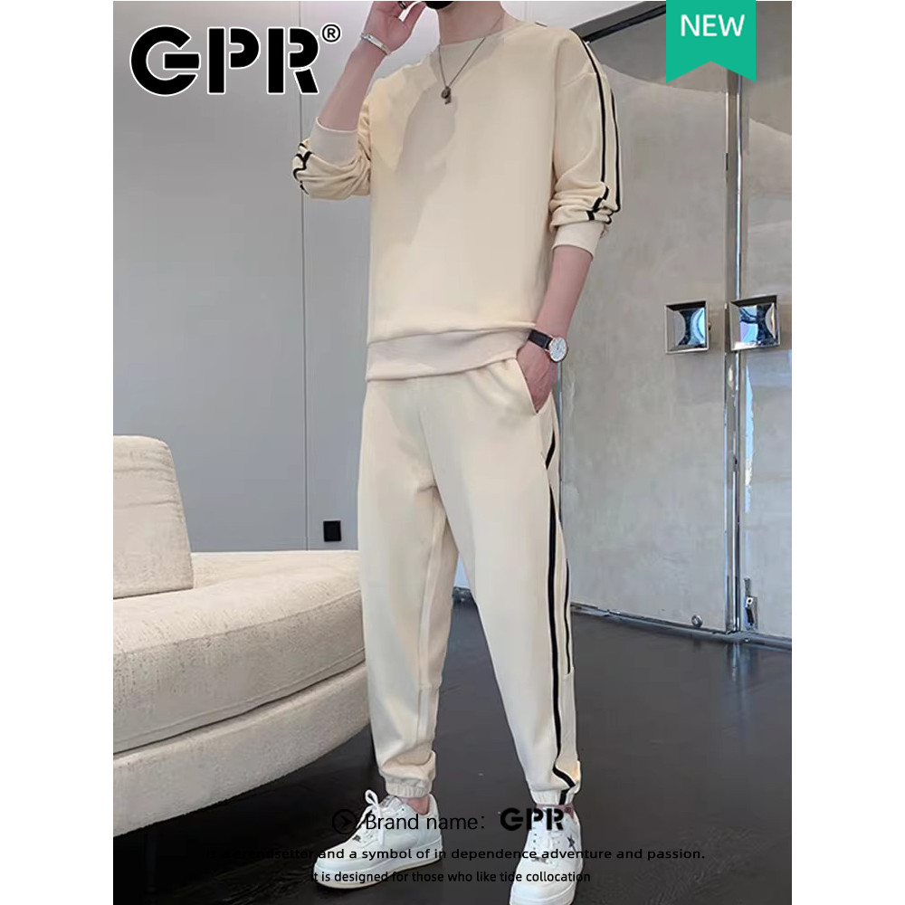 Terno esportivo Casual masculino inverno forro de lã engrossado moletom calças masculinas roupas combinando conjunto de 