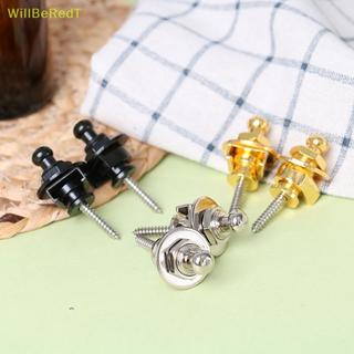 [WillBeRedT] 2 Peças De Alça De Guitarra Lo Botton Schaller Straplos Baixo Acústico Elétrico [Novo]