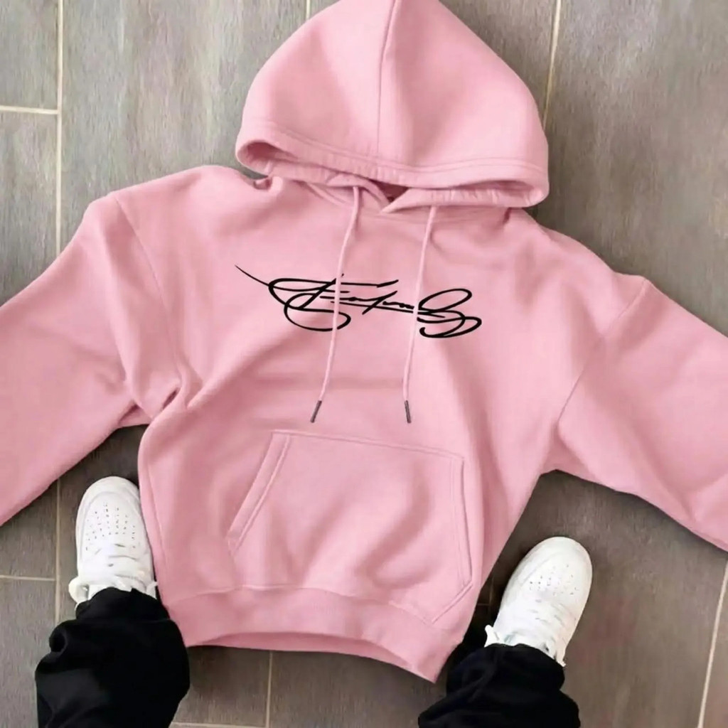 Moletom Masculino Streetwear Canguru com Capuz Flanelado Estampado Blusa de Frio Masculina Estilosa