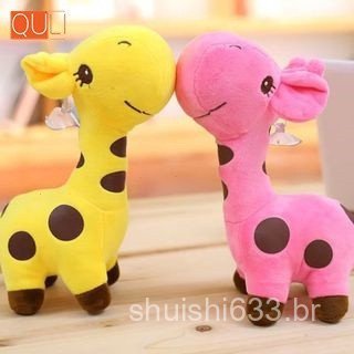 Brinquedo girafa de pelúcia, boneca de pelúcia Animal fofa, presente de aniversário de bebê, brinquedo infantil
