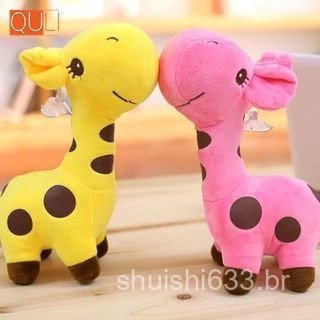 Brinquedo girafa de pelúcia, boneca de pelúcia Animal fofa, presente de aniversário de bebê, brinquedo infantil