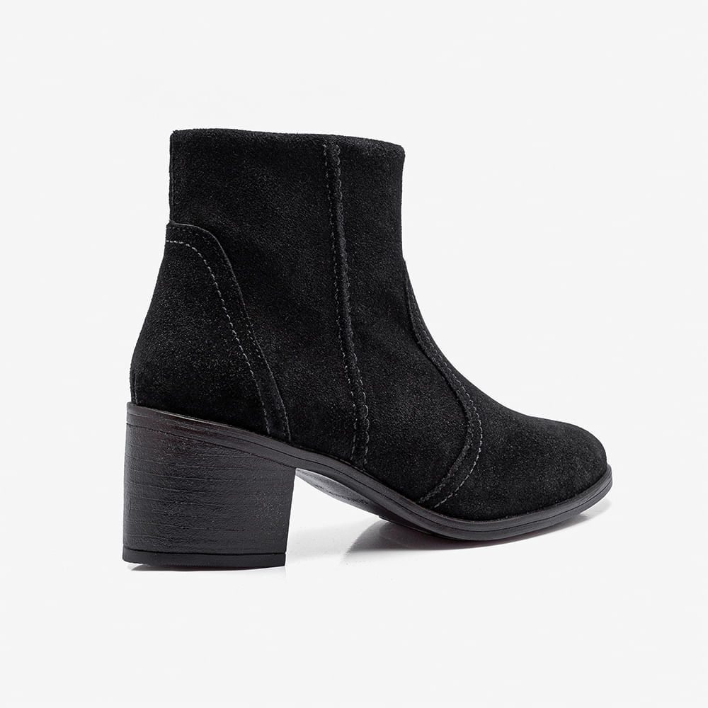 Bota Feminina Anne Couro Preto · foto 2