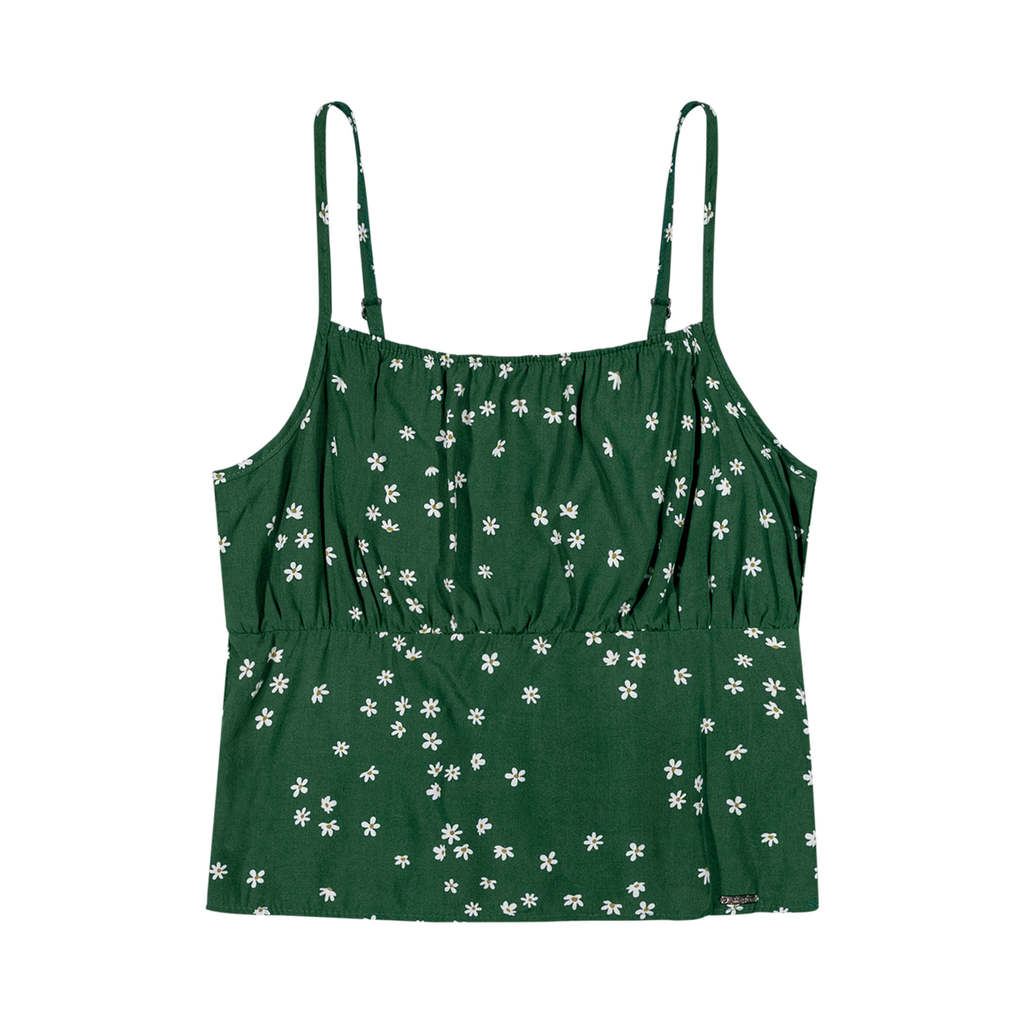 Regata Cropped Juvenil Menina Floral Beats Verde · foto 2