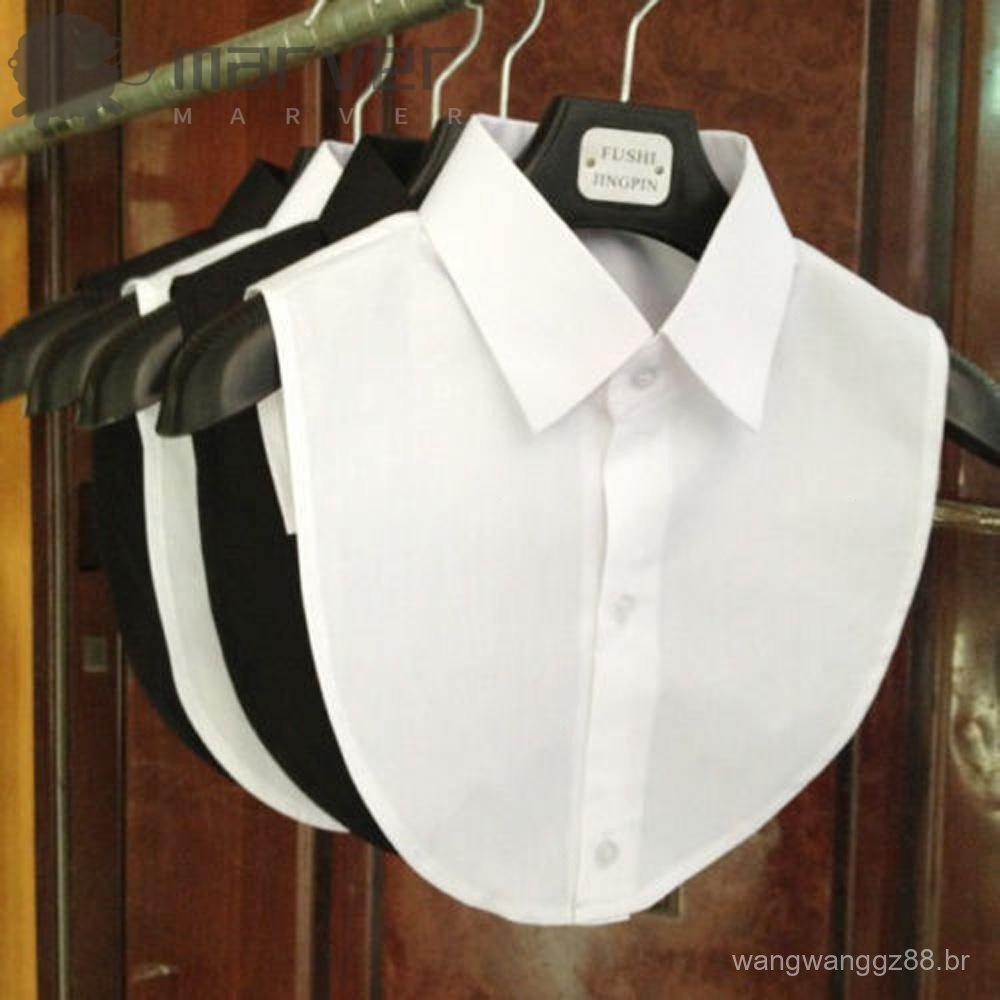 MARVER Blusa De Gola Falsa Feminina Acessórios De Roupas Da Moda