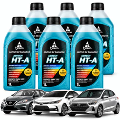 Aditivo Radiador Tirreno HT-A Pronto Uso Azul ASIATICO 6 Und