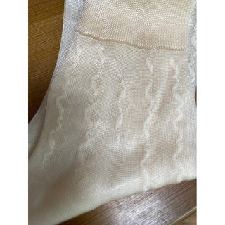 Tamanho 19 Crianças Nylon Antigo Inventário Boca Solta Meias de Seda Antiquada