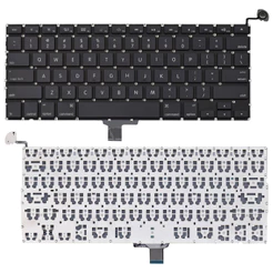 Teclado para Notebook compatível com Apple Macbook MID 2012 Inglês Internacional - US