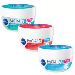 Kit Creme Facial Antissinais + Creme Facial Cuidado Nutritivo + Creme Facial Ácido Hialurônico Nivea 100g