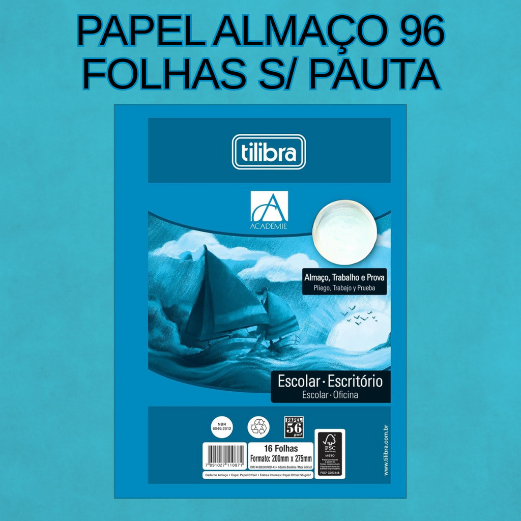 Folha de Papel Almaço sem Pauta: Onde Comprar | BuscaProdutos