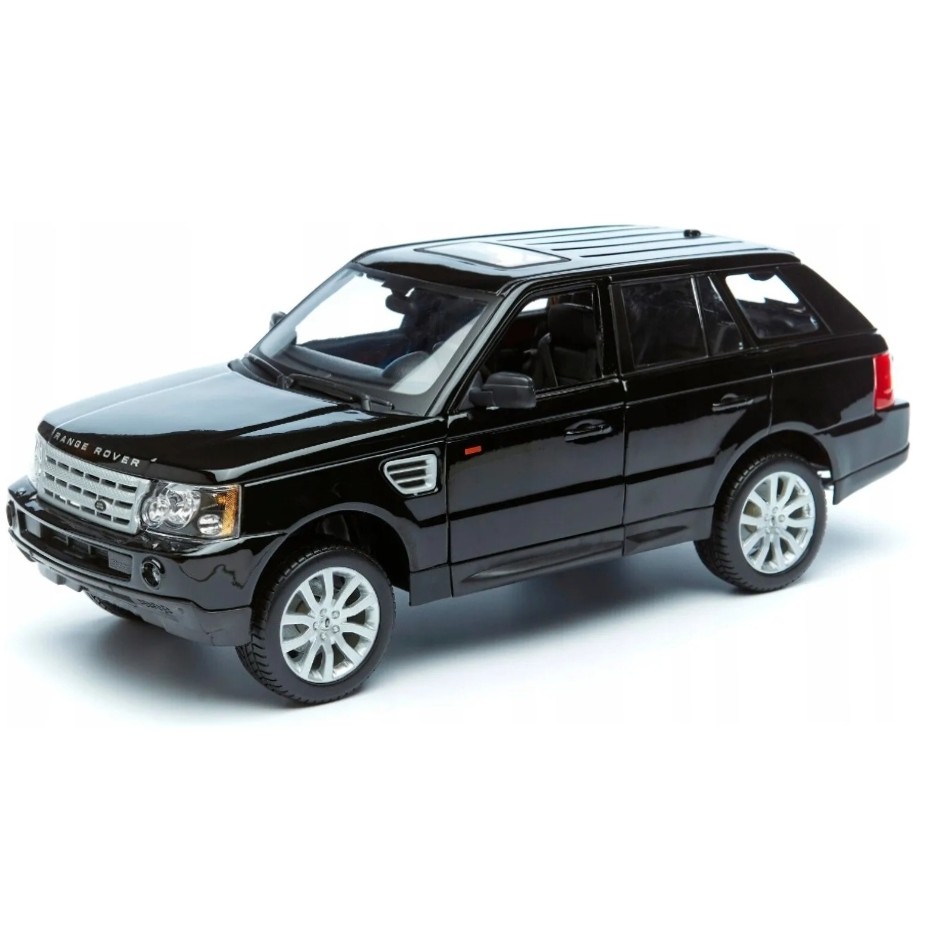 Miniatura Carro Land Rover Range Rover Sport - Preta - 1:18 - Maisto