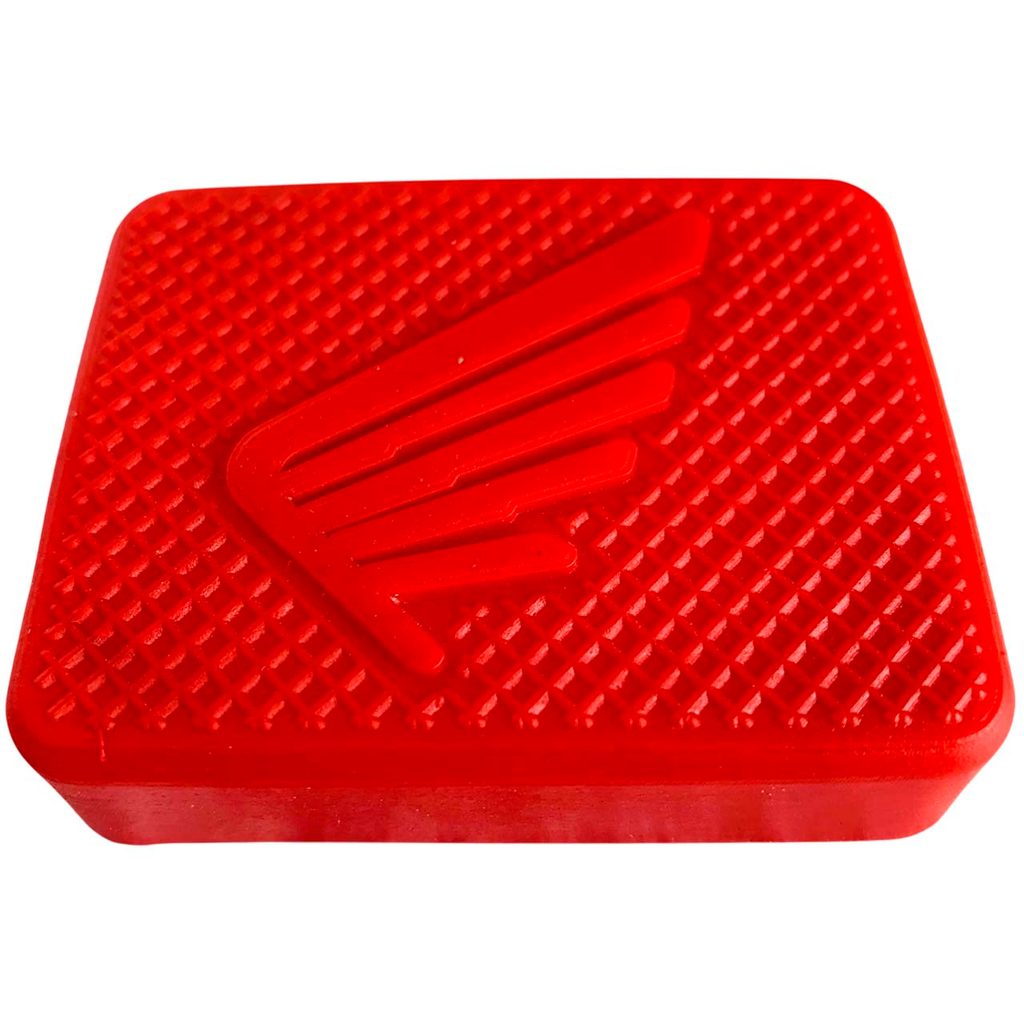 Fan 150 Modelo 2015 Borracha Pedal Freio Vermelho Capa Protetora Reforçada Emborrachada de Alta Durabilidade
