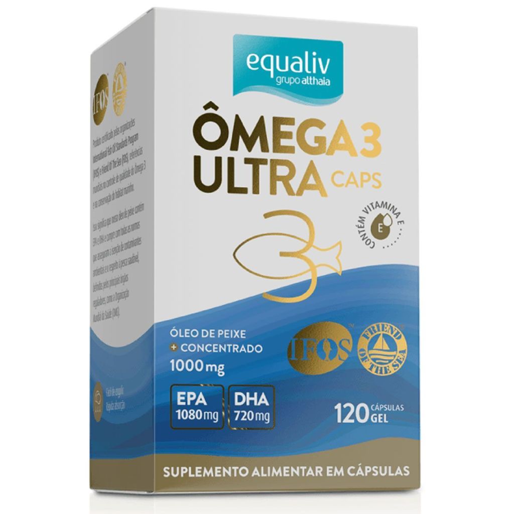 Ômega 3 Ultra - 120 Cápsulas - Equaliv em Oferta na Shopee
