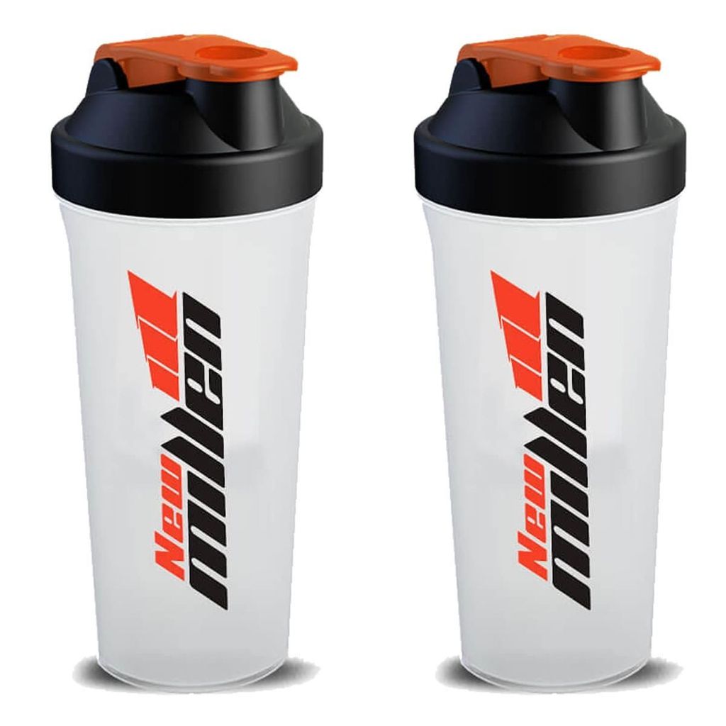 Kit 2X Coqueteleira - 600ml Branca/Laranja - New Millen em Oferta na Shopee