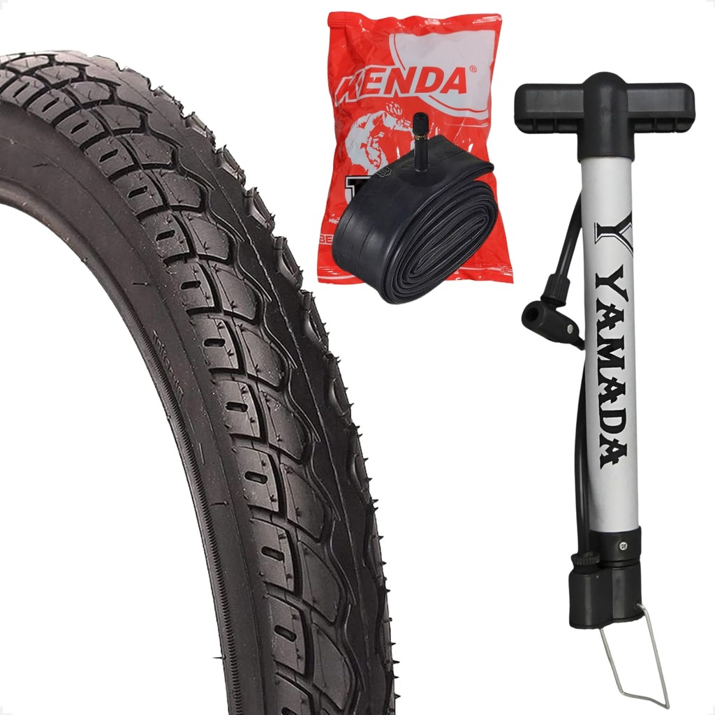Pneu Kenda Aro 22 2.125 Bicicleta Bike Eletrica E-bike Lev Cairu Kinetron Camara de ar Brinde bomba