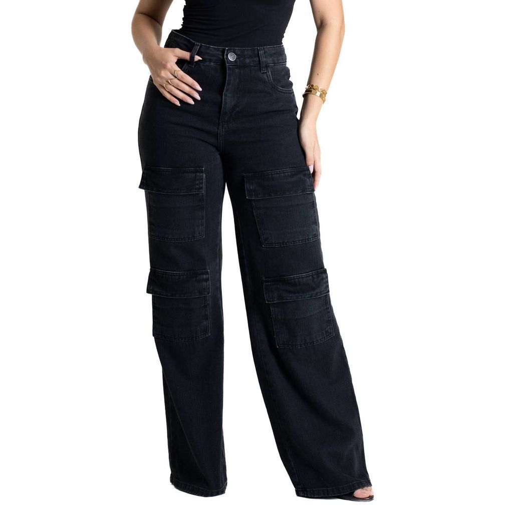 Calça Jeans Sawary Wide Leg - 280865
