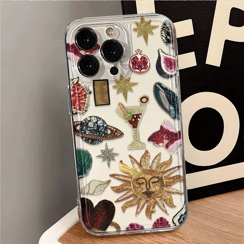Capinha Capa Material transparente TPU Universo Solar Motorola Moto G04 G7 G15 G