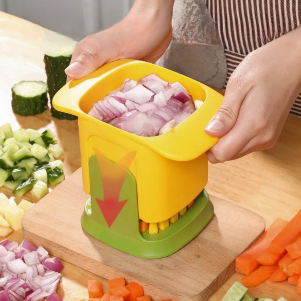 Cortador de Batatas Fritas Manual Prático, Rápido e Seguro para sua Cozinha em Oferta na Shopee