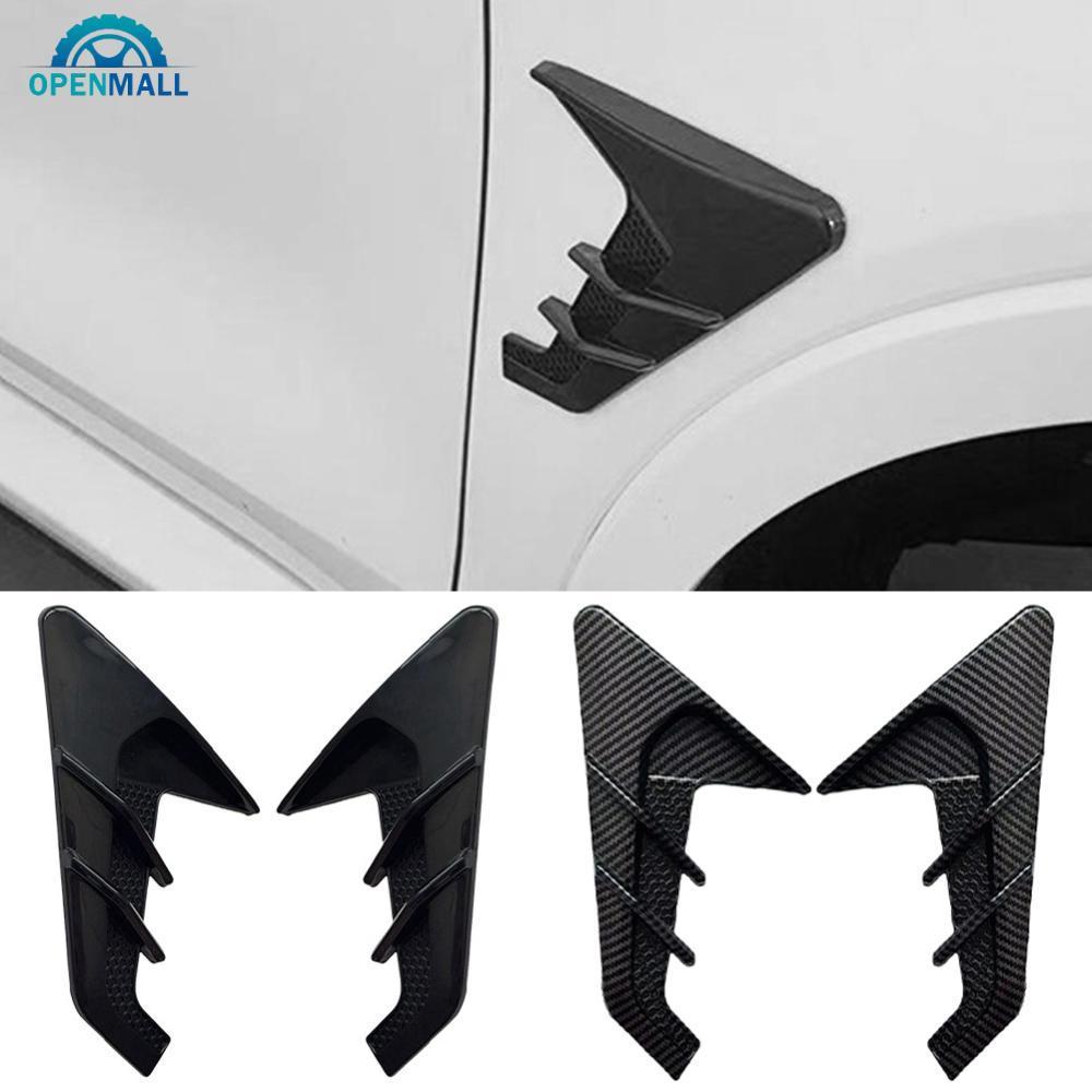 OPENMALL Universal 2 Pçs Pára-Brisa Do Carro Spoiler Lateral Asa Traseira Guarnição Aberturas Laterais Decoração Geral J