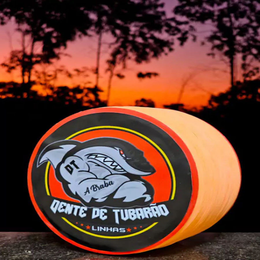 LINHA DENTE TUBA 500 JARDAS FIO 10!!! em Oferta na Shopee