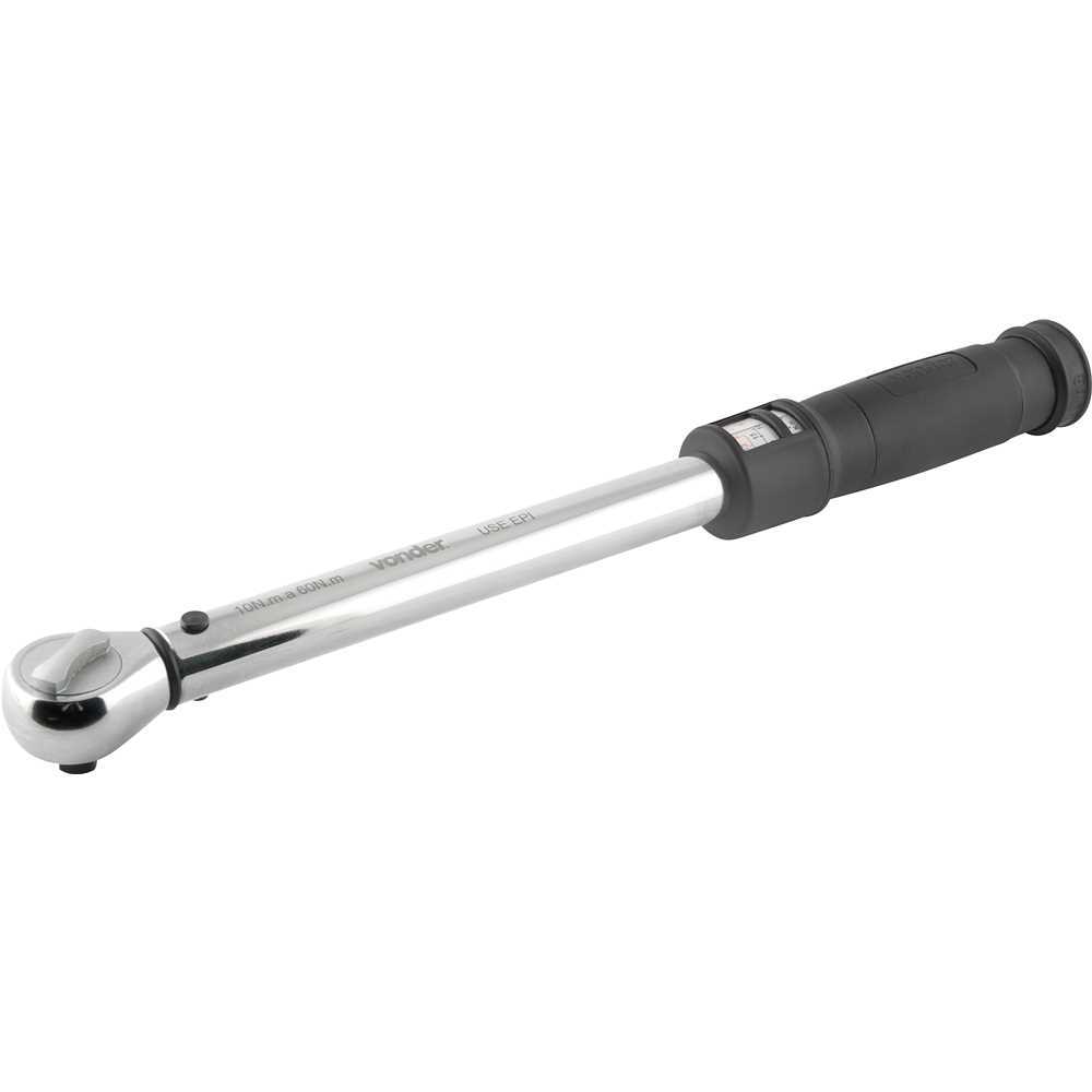 Torquímetro de estalo encaixe de 3/8" 10 N.m - 60 N.m VONDER