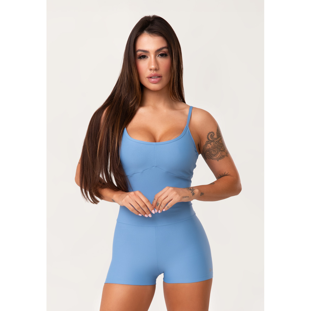 MACAQUINHO FITNESS FEMININO CURTO AURA DLK