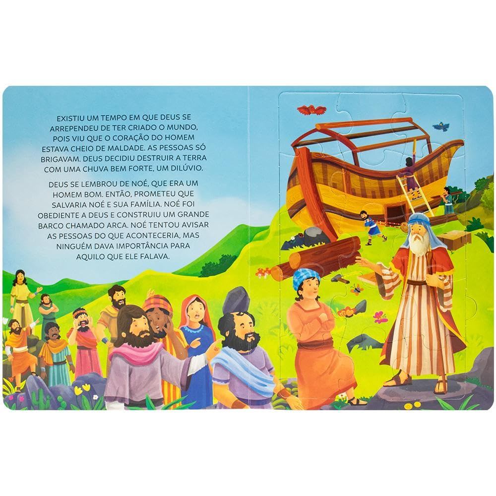 Livro Quebra-Cabeça | QC20X27 | Aventuras Bíblicas em Quebra-Cabeça: A Arca de Noé · foto 2