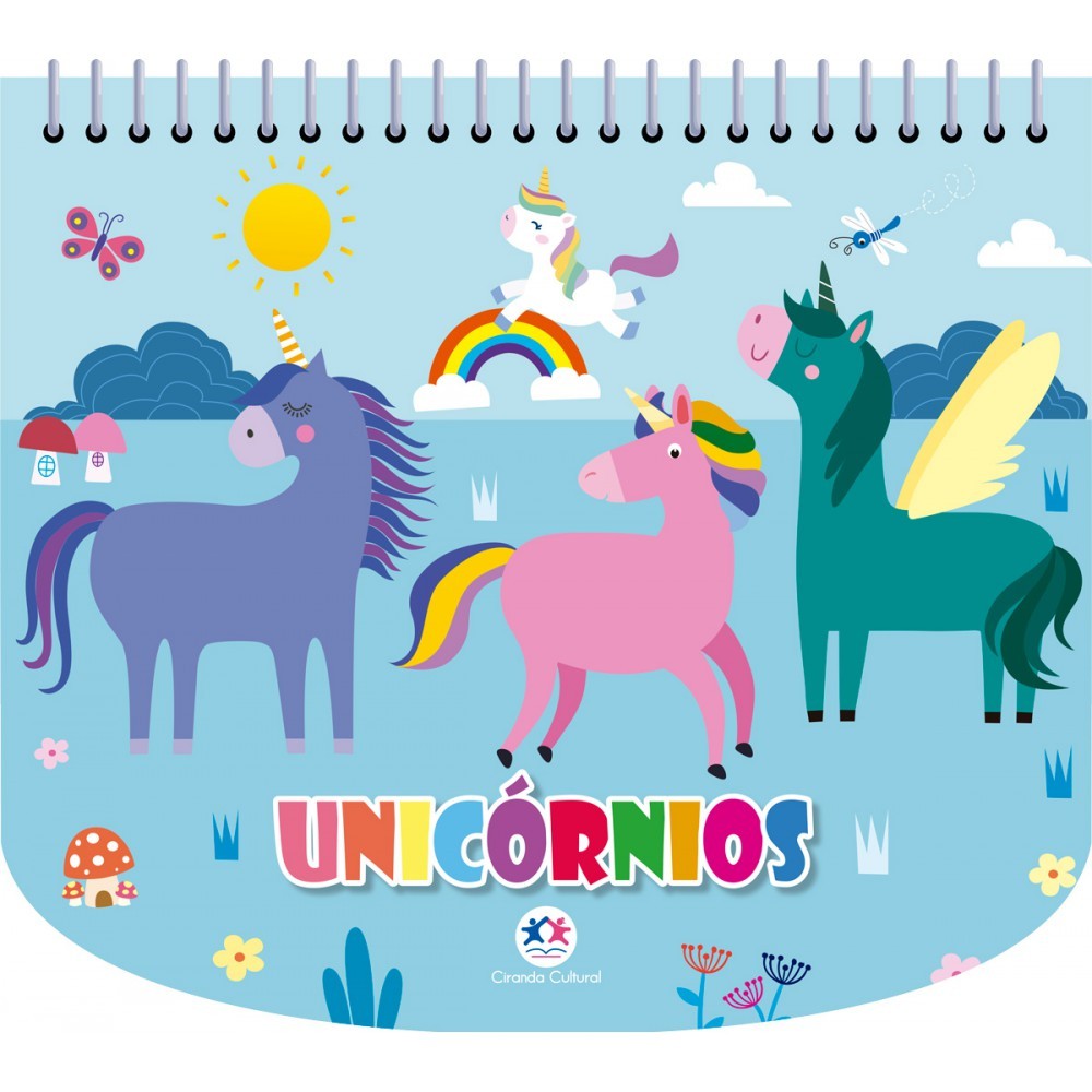 Livro Unicórnios - Livro com canetinha em Oferta na Shopee