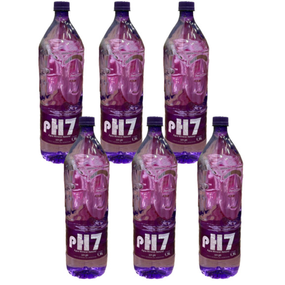 KIT 6 UNIDADES AGUA PH7 SEM GAS 1,5L