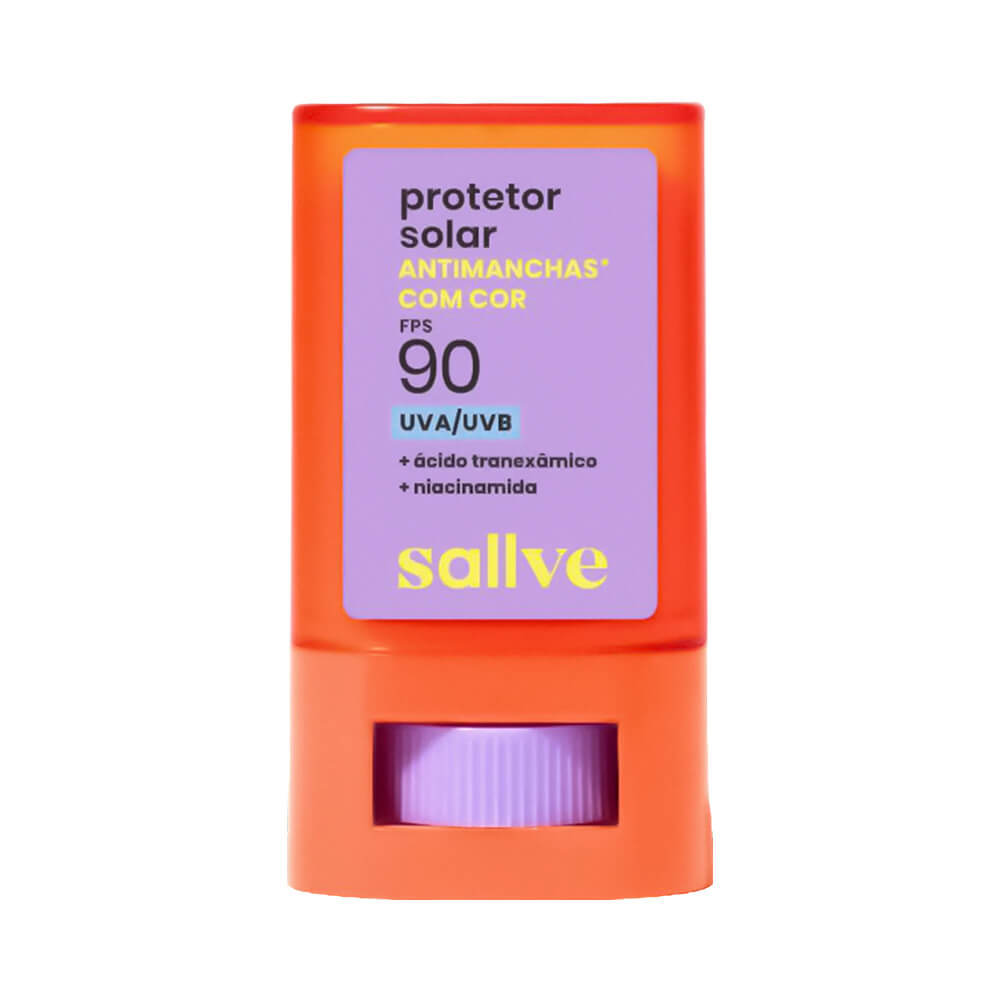 Protetor Solar Sallve Stick Antimanchas FPS 90 Cor 5 em Oferta na Shopee